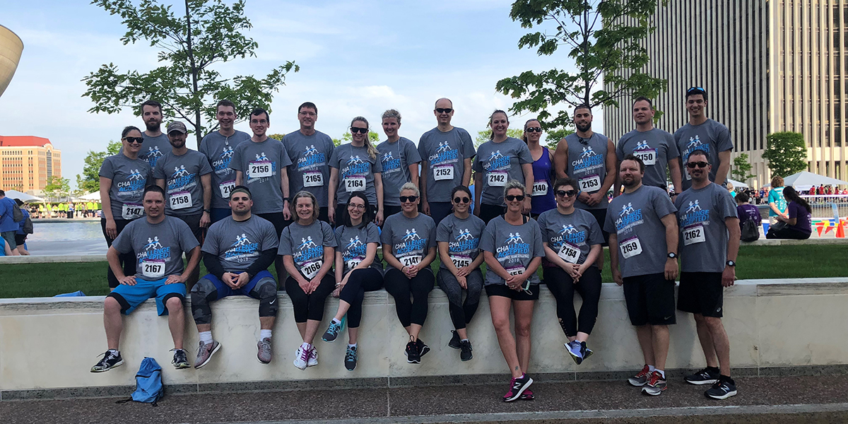 Twenty-four staff from CHA's Albany and Colonie offices race in the CDPHPÃ???Ã??Ã?Â® Workforce Team Challenge.