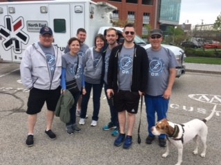 PDT's team of walkers participate in the Southern Maine Heart Walk.